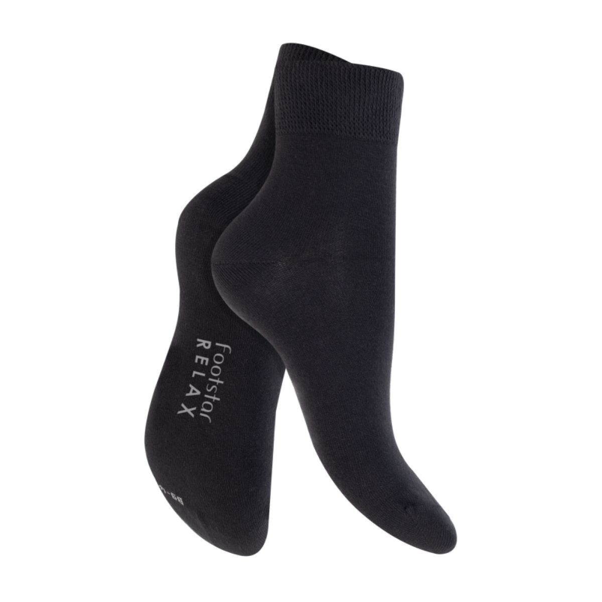 Footstar Diabetikersocken Unisex Diabetiker Kurzschaftsocken 3er-Pack Farbmix (Packung, 3 Paar) Venenfreundlich