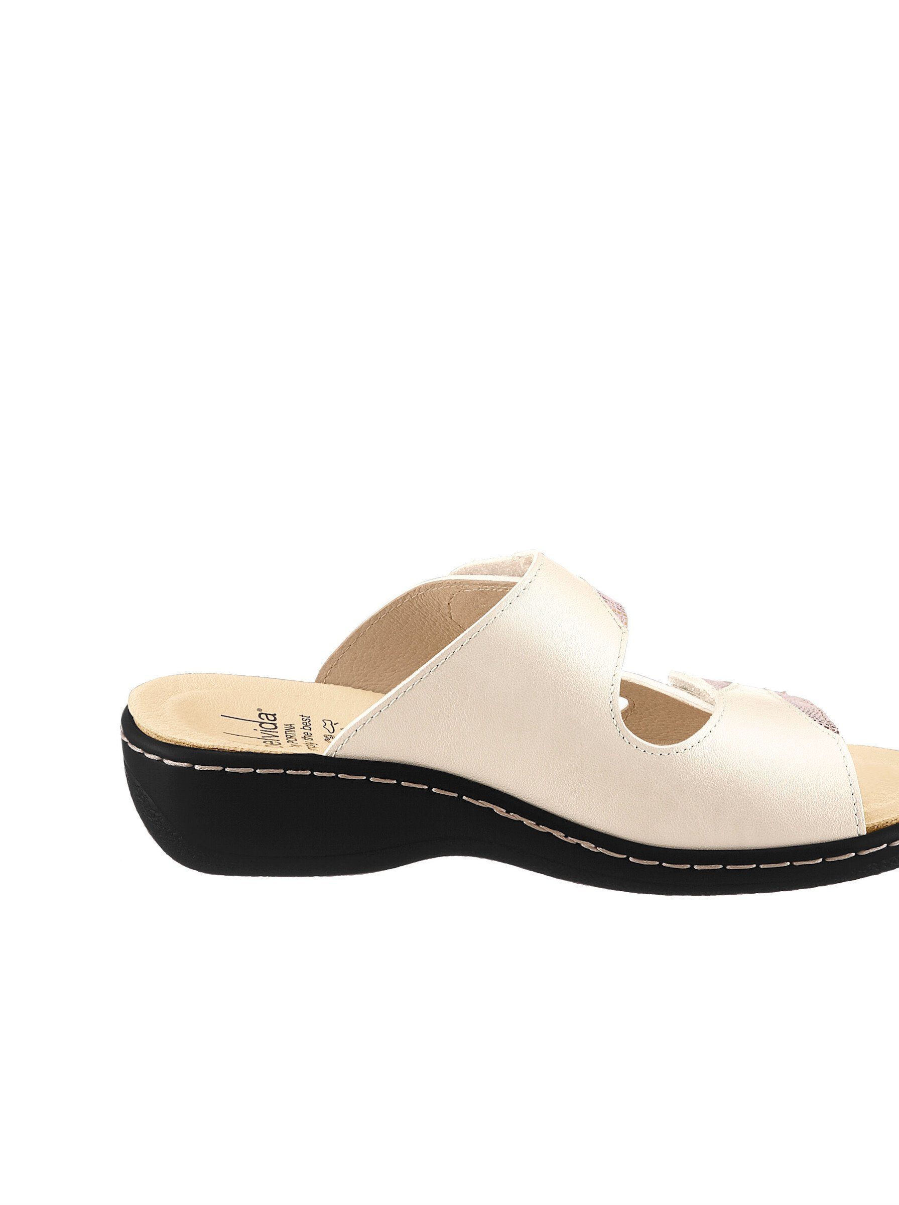 beige-bedruckt Belvida Pantolette