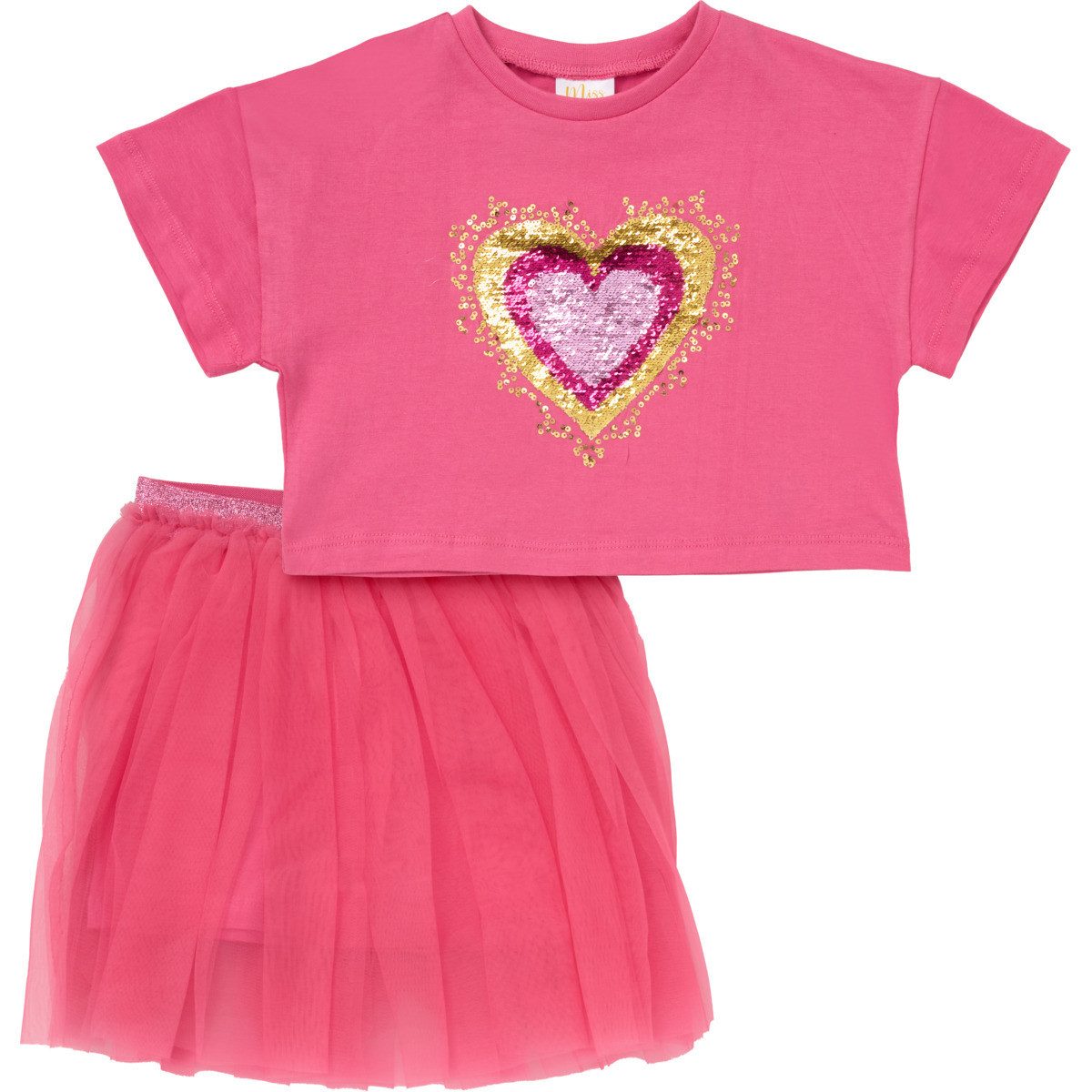 Shirt & Rock Herz Mädchen, Unisex Kinder