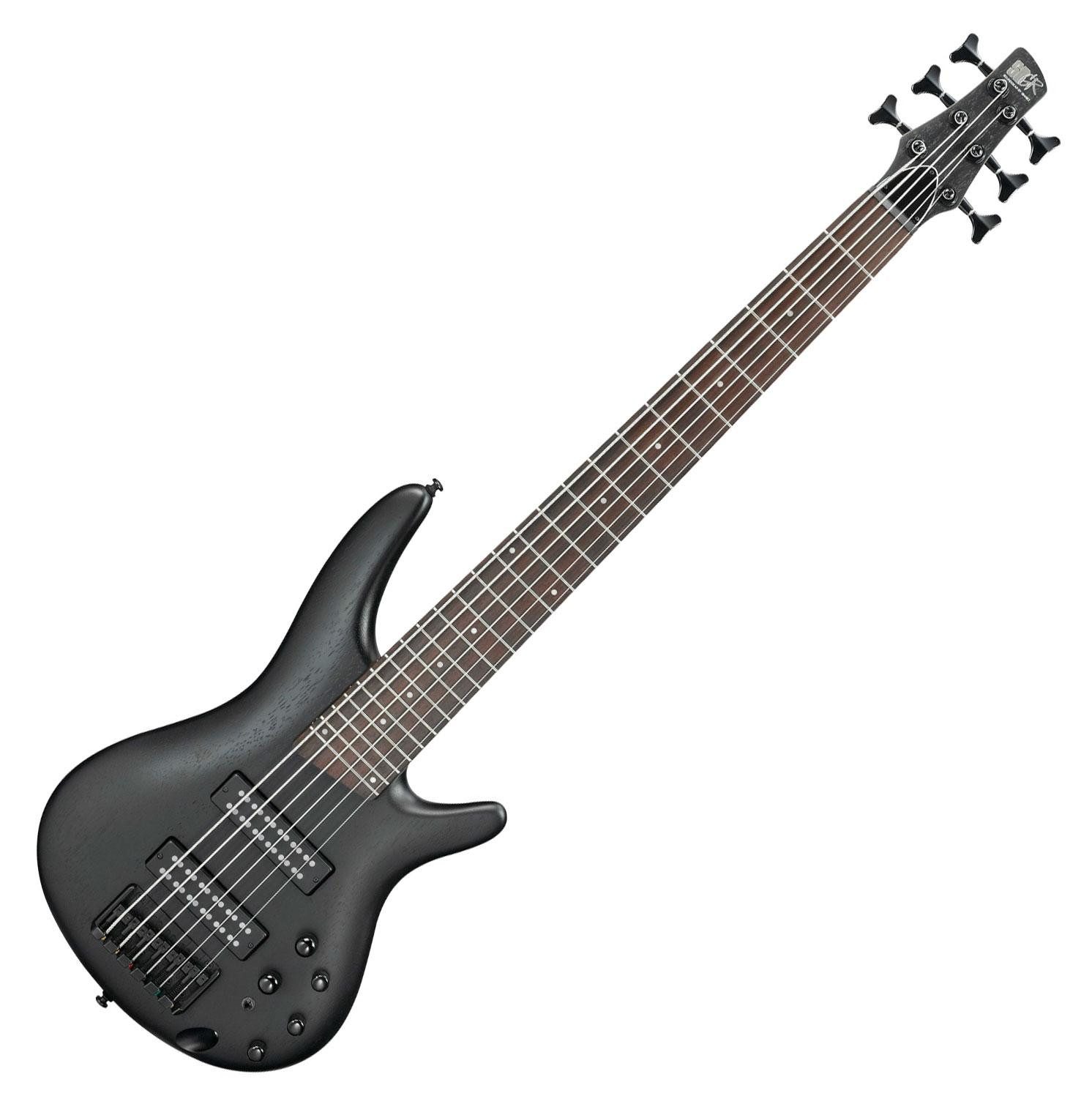 Ibanez E-Bass Ibanez SR306EB-WK Weathered Black, SR, Aktiver 6-saitiger E-Bass, 6-St.
