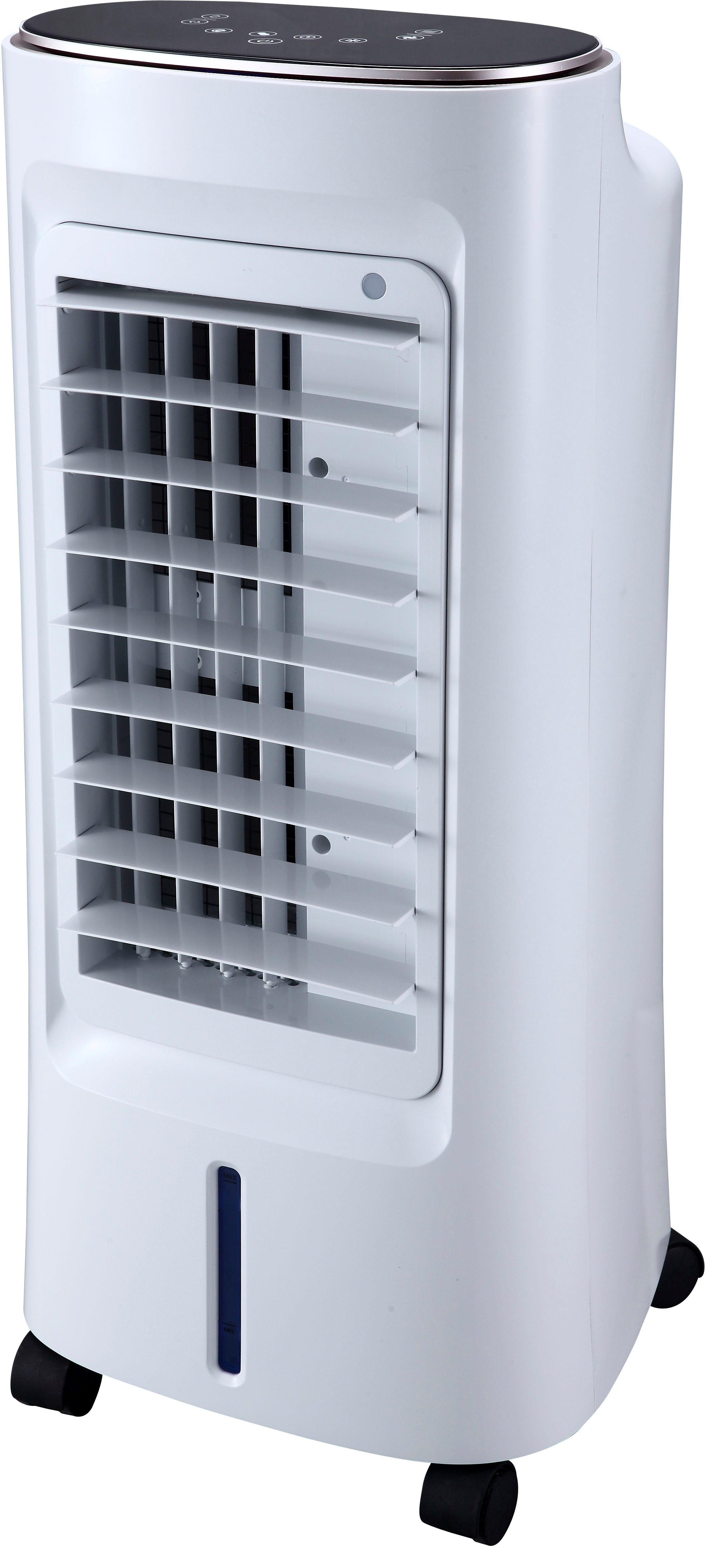 Sonnenkönig Standventilator Air Fresh 7, Leistung 90/100W, Kühlen-Funktion, Befeuchtungs-Funktion, 9h Timer, Fernbedienung, Überhitzungsschutz, 4 Ventilationsstufen