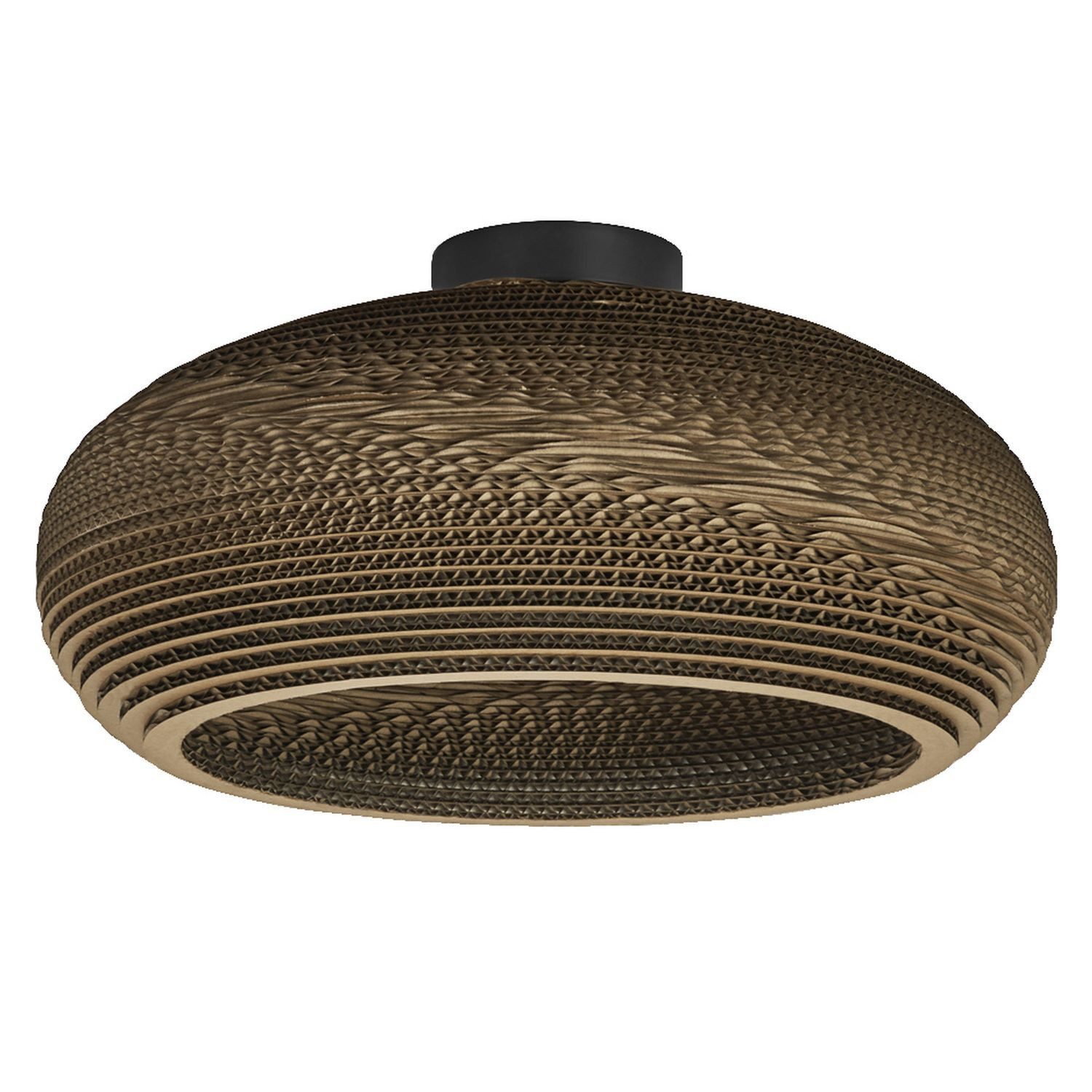Licht-Erlebnisse Deckenleuchte GERA, ohne Leuchtmittel, Ø 40 cm rund E27 Modern