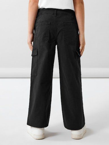 Name It Cargohose WIDE NKFROSE TWILL NOOS Black 8108-BA CARGO