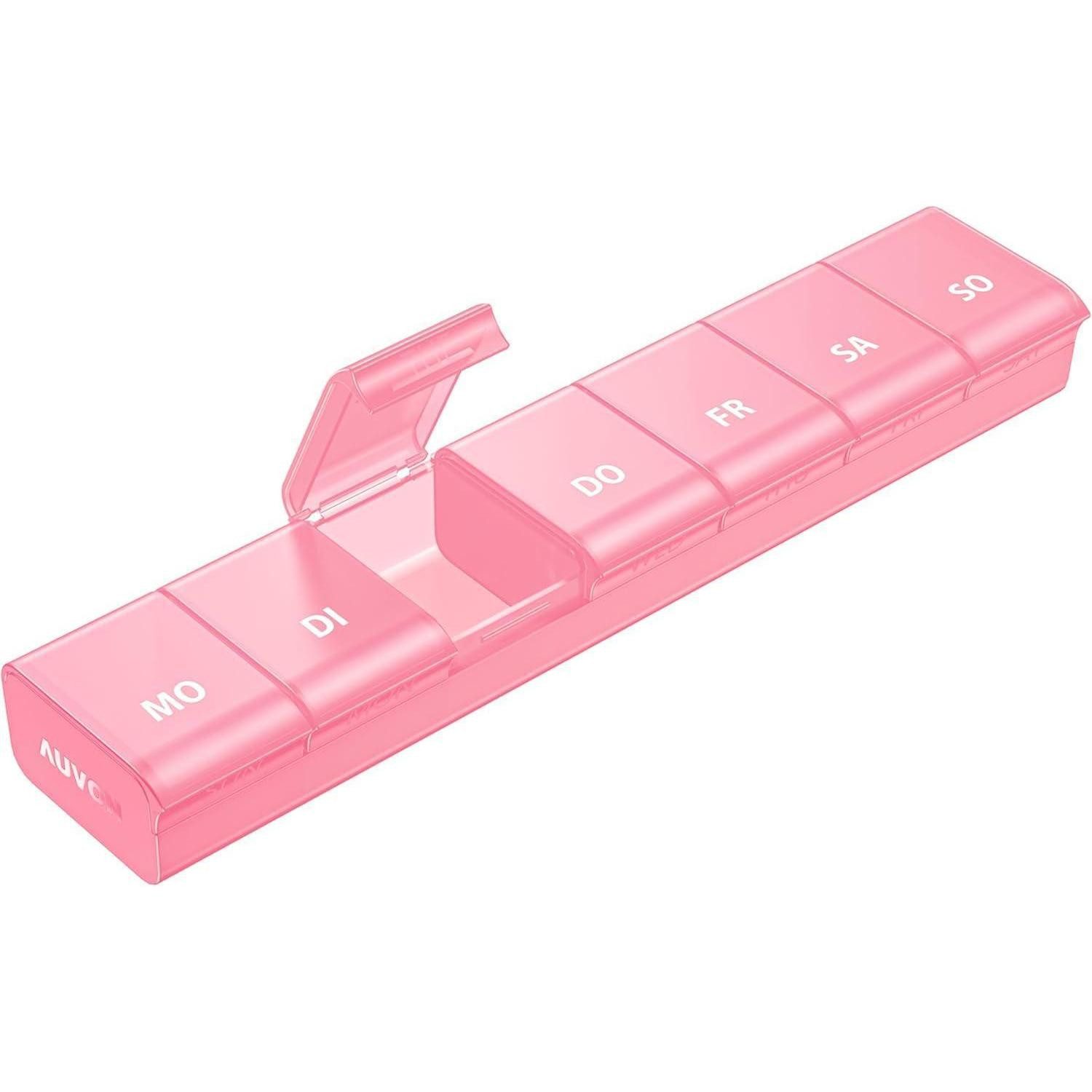 Pillendose Tablettenbox 7 Tage, Pillendose verbessertes Design, Medikamentenbox