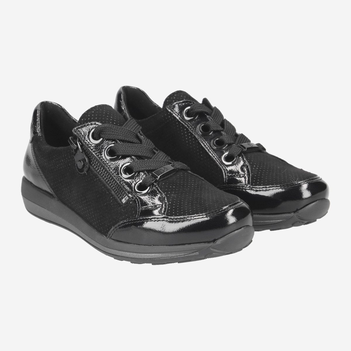 Ara Ara 44587-20 OSAKA-HIGHS, Sneaker, Schwarz, kombiniert, Damen Sneaker