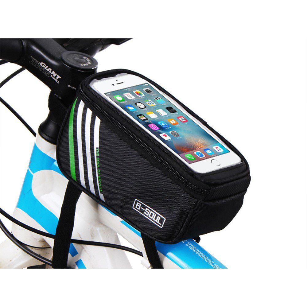 MAVURA Fahrradtasche »BSOUL Fahrrad Rahmentasche Handytasche Lenkertasche  Wasserdicht Oberrohrtasche Handyhalter Rahmen Tasche Oberrohr«