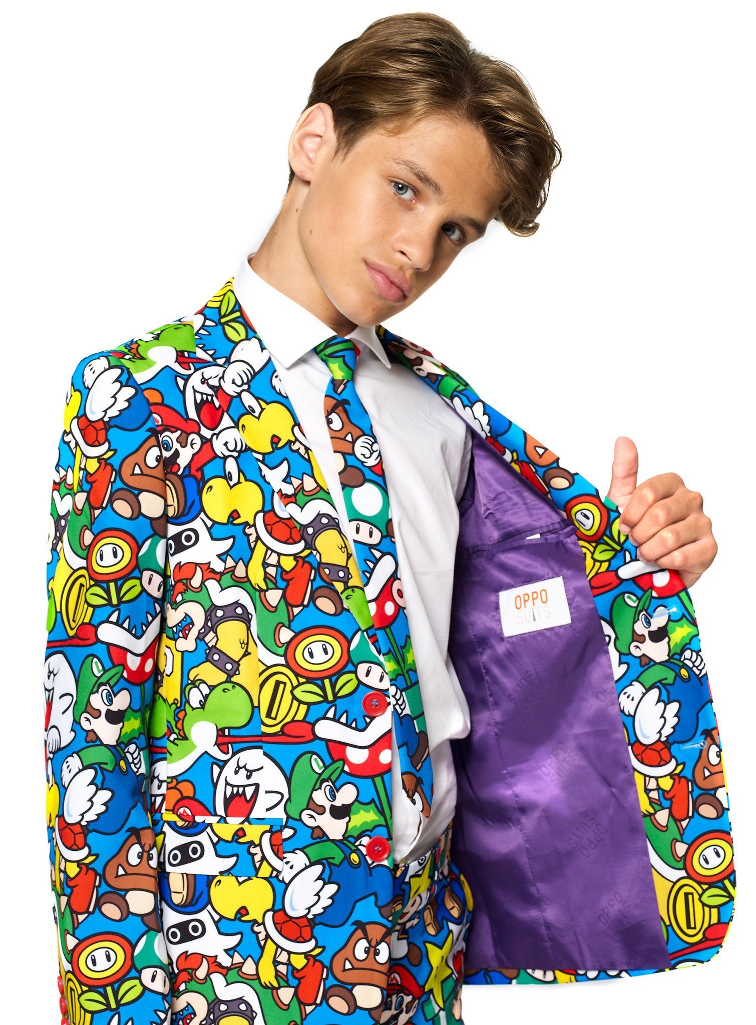 Opposuits Party Suit Teen Super Mario, Brilliant Clothing for Teen Gamers