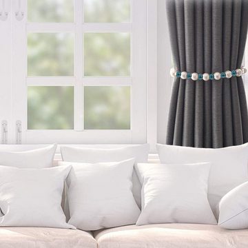 Raffhalter Raffhalter für Vorhänge, Perlenketten-Vorhang Binder, Juoungle, Vorhang, (6-tlg), Leicht zu reparieren und zu dekorieren