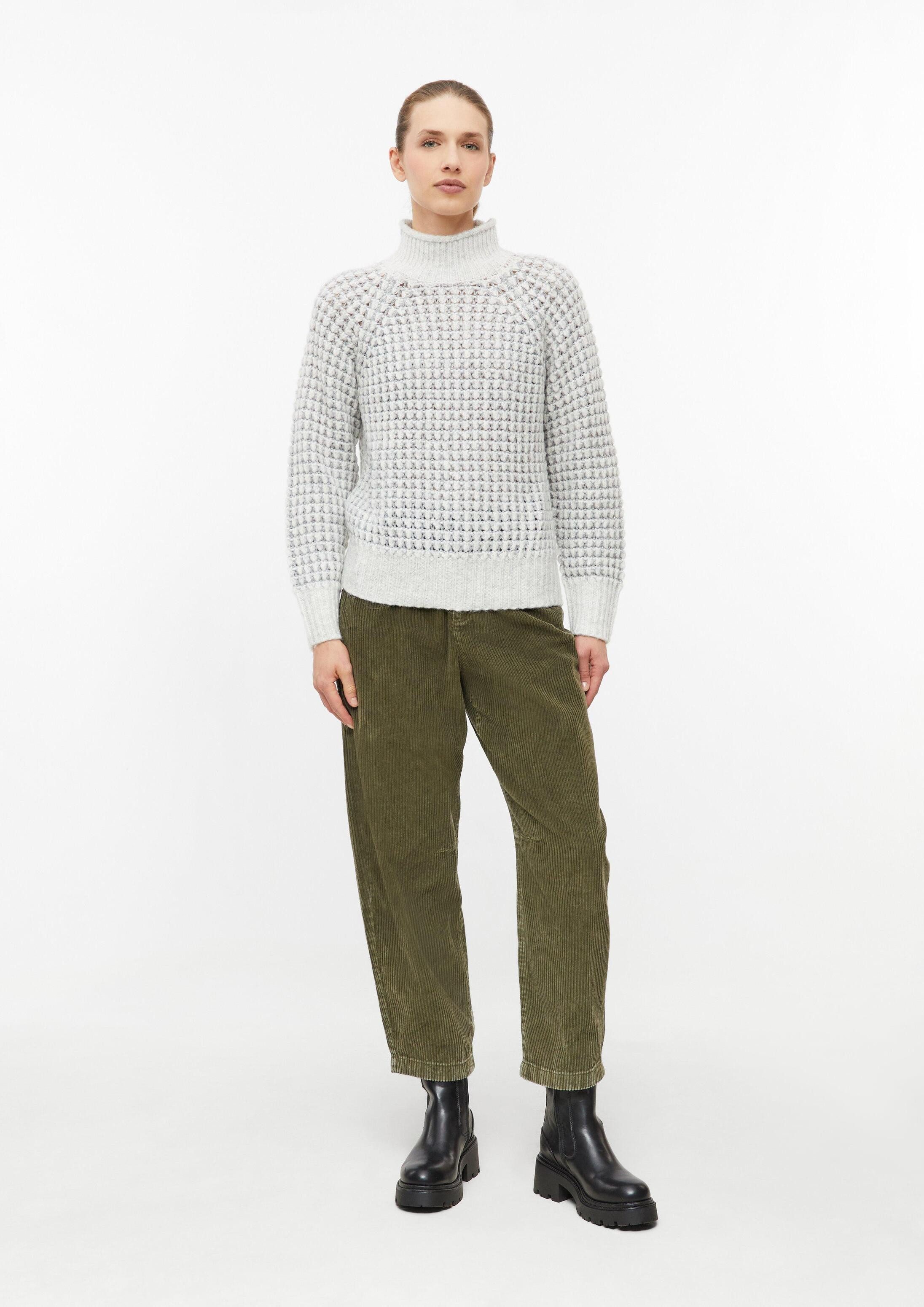 s.Oliver 7/8-Hose Hose Ankle-Cordhose mit Barrel Leg