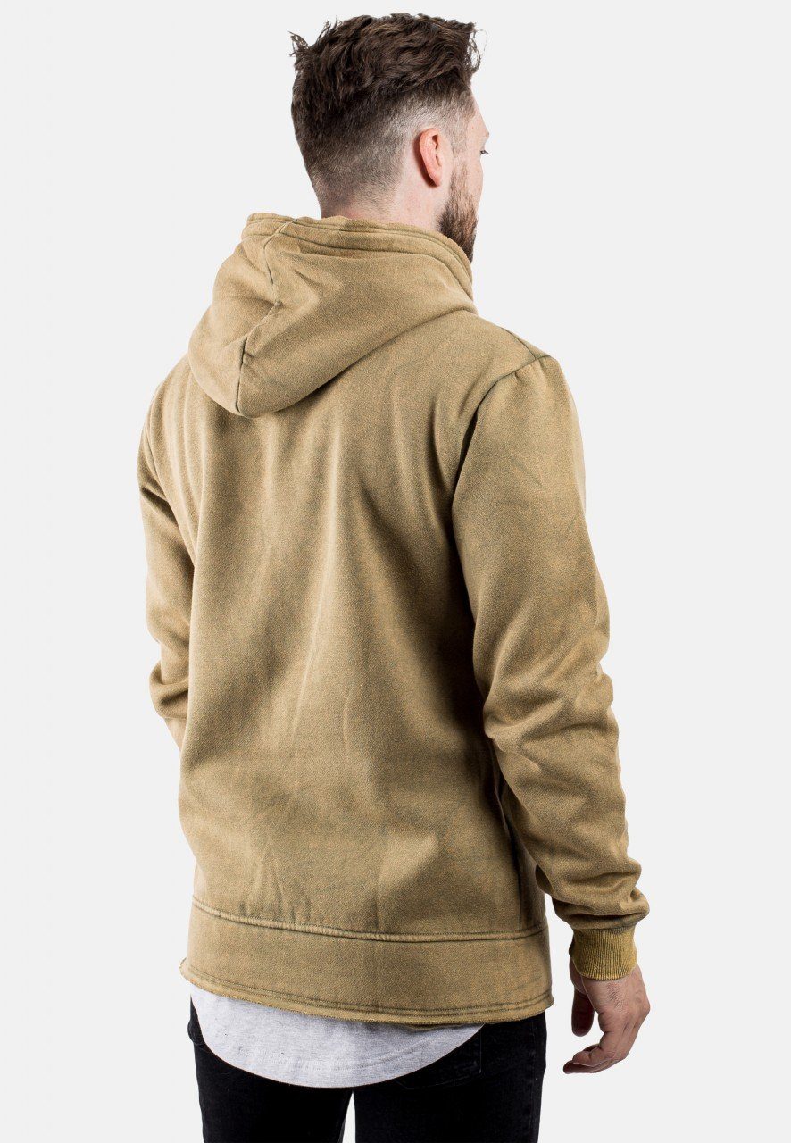 Olive Acid Hoodie Medium Blackskies Kapuzenpullover Wash