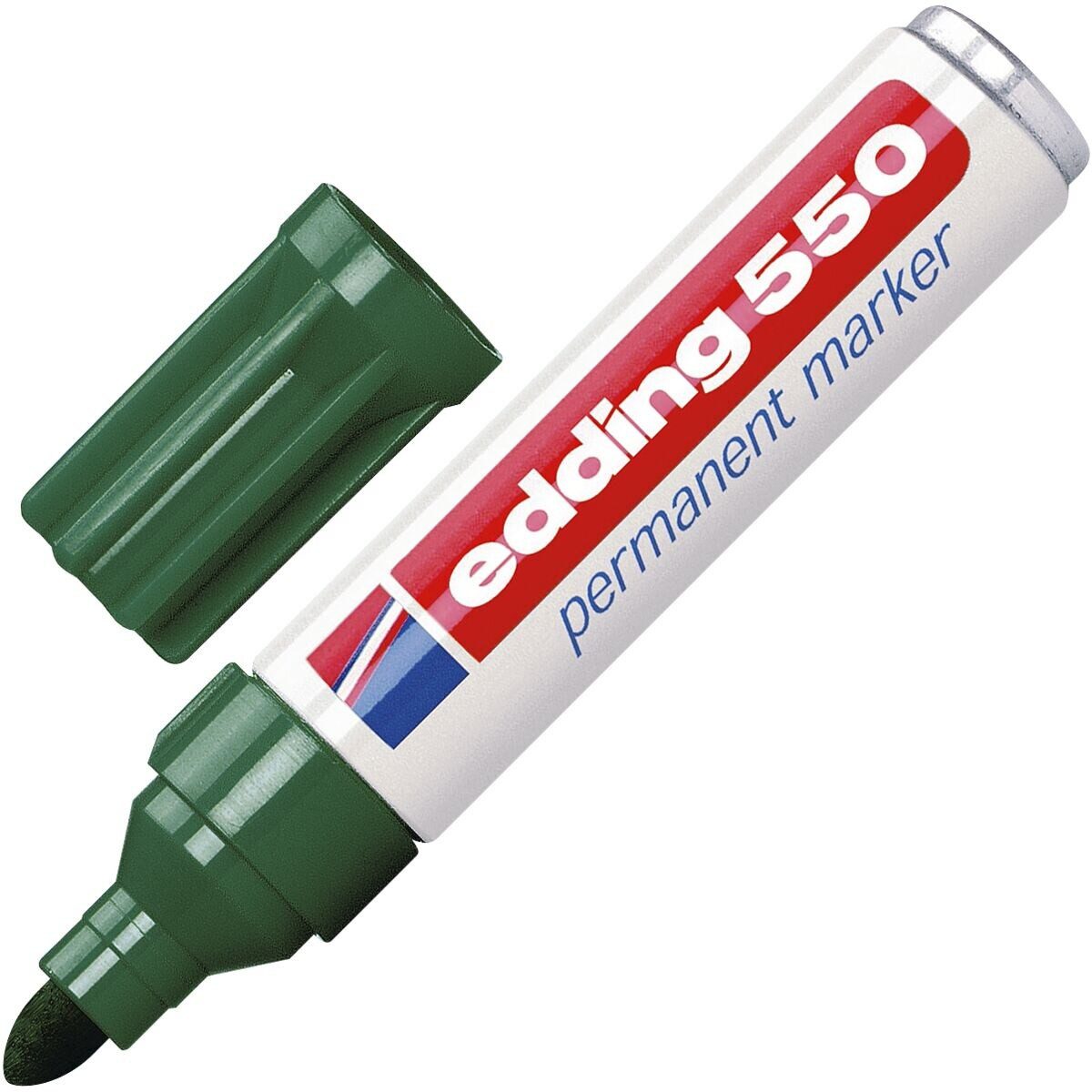 edding Permanentmarker 550, (1-tlg), wisch- und wasserfest