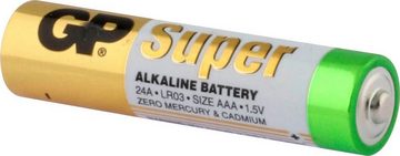 GP Batteries 16 Stück (8+8) AAA Micro Super Alkaline, 1,5V Batterie, (1,5 V, 16 St)
