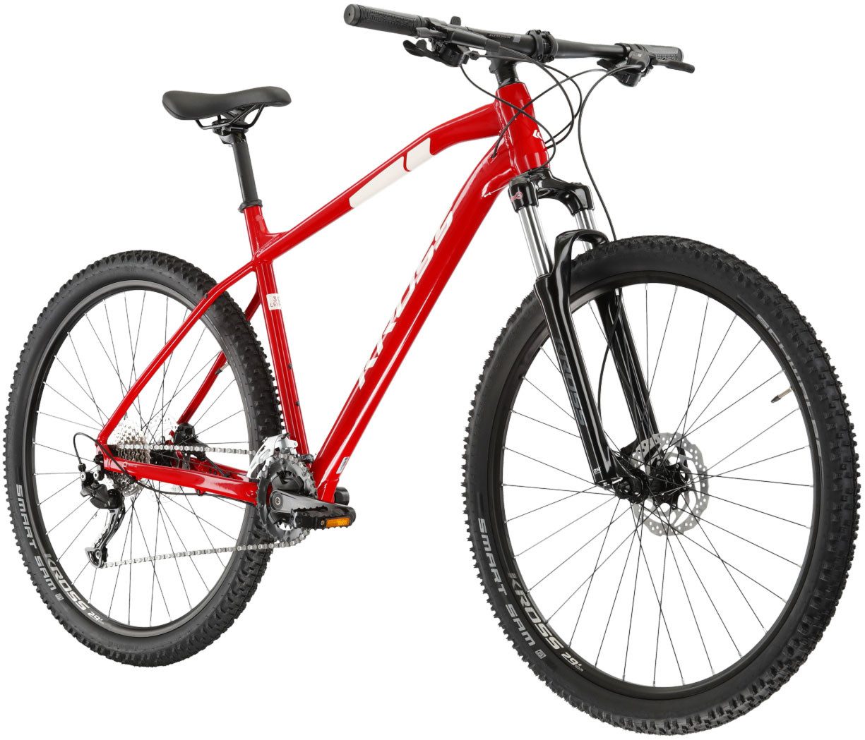 Kross Mountainbike KROSS MTB Hardtail Level 3.0 29" rot 18 Gänge, 18 Gang Shimano ALIVIO M3100 Schaltwerk, Kettenschaltung