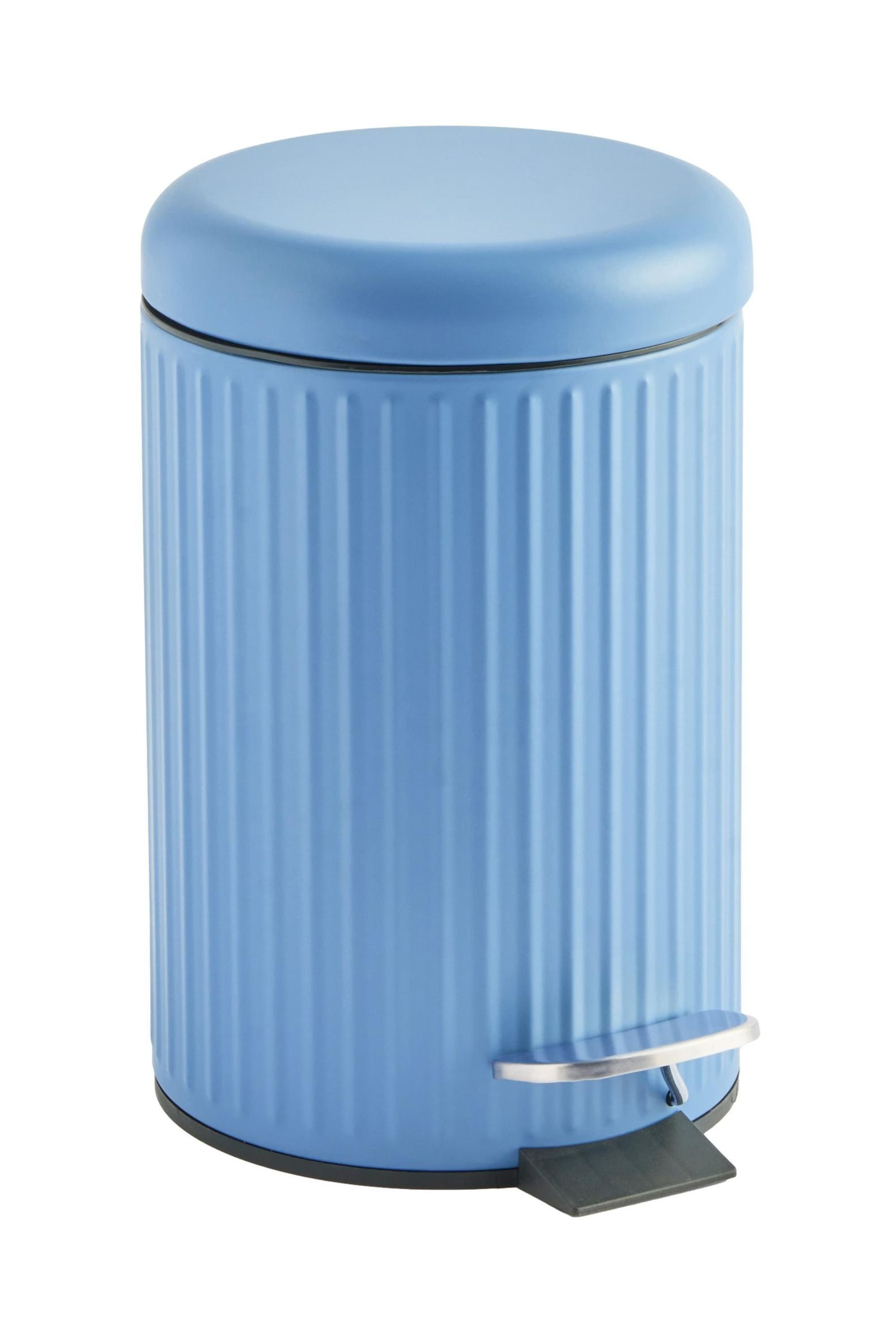 Next Mülleimer Gerippter 3-Liter-Treteimer mit Softclose-Deckel