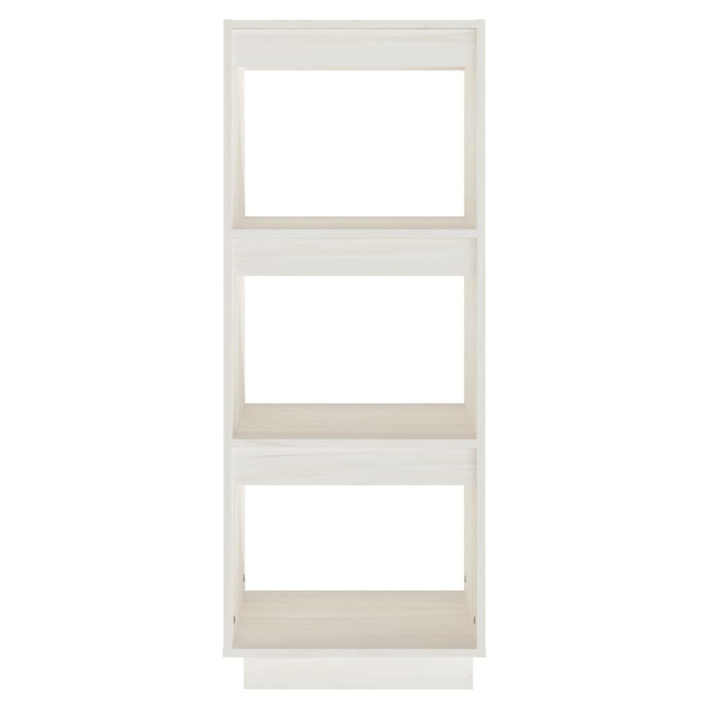Bücherregal/Raumteiler furnicato Weiß 40x35x103 Bücherregal Massivholz cm Kiefer
