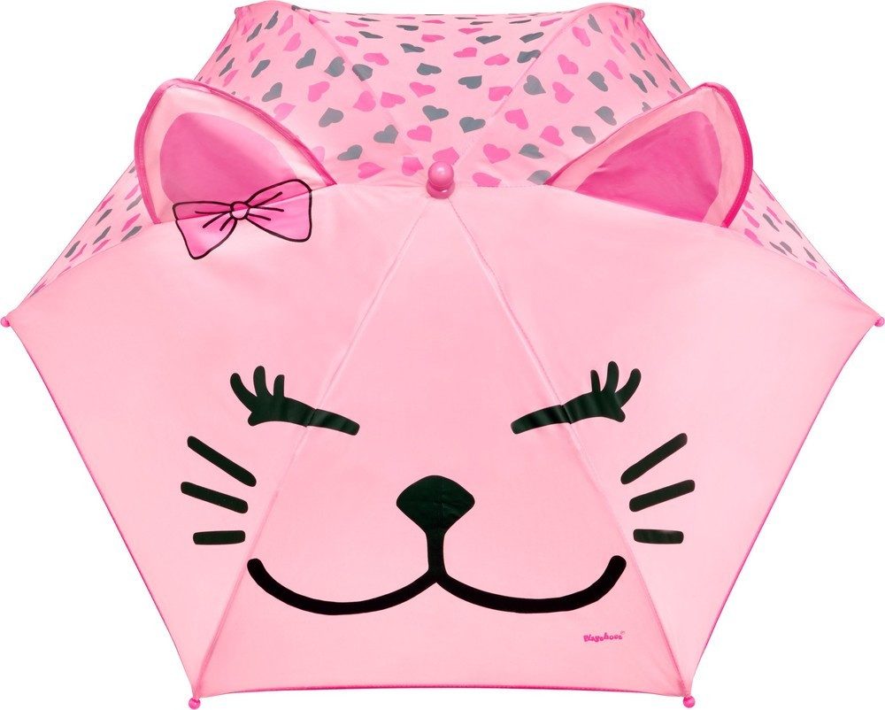 Playshoes Stockregenschirm Regenschirm Katze
