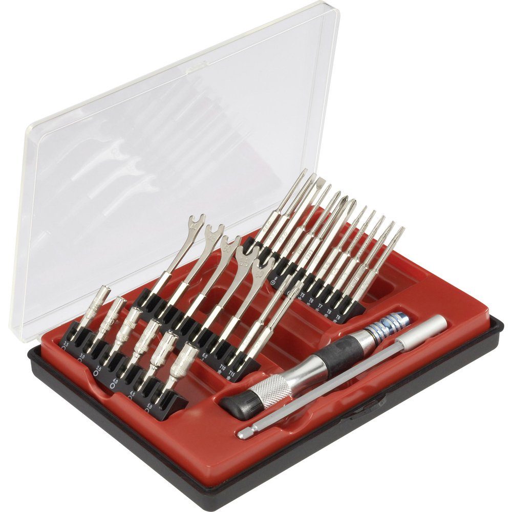 Bit-Set Donau Elektronik 815028 Bit-Set 27teilig Schlitz, Kreuzschlitz Philli