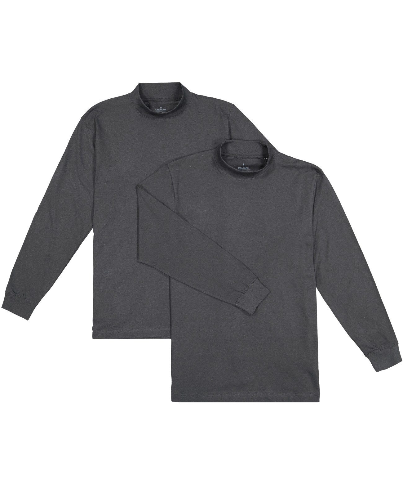 RAGMAN Stehkragenshirt Set: (Packung, 2-tlg)