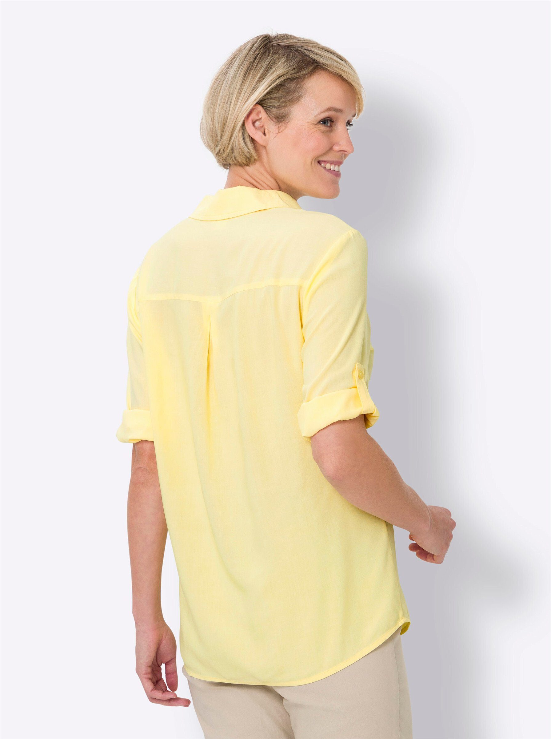 Sieh an! Klassische Bluse Schlupfbluse günstig online kaufen