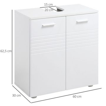 Kleankin Waschbeckenunterschrank (Set, 1-St., 1 Waschbeckenunterschrank) Breite 60 cm