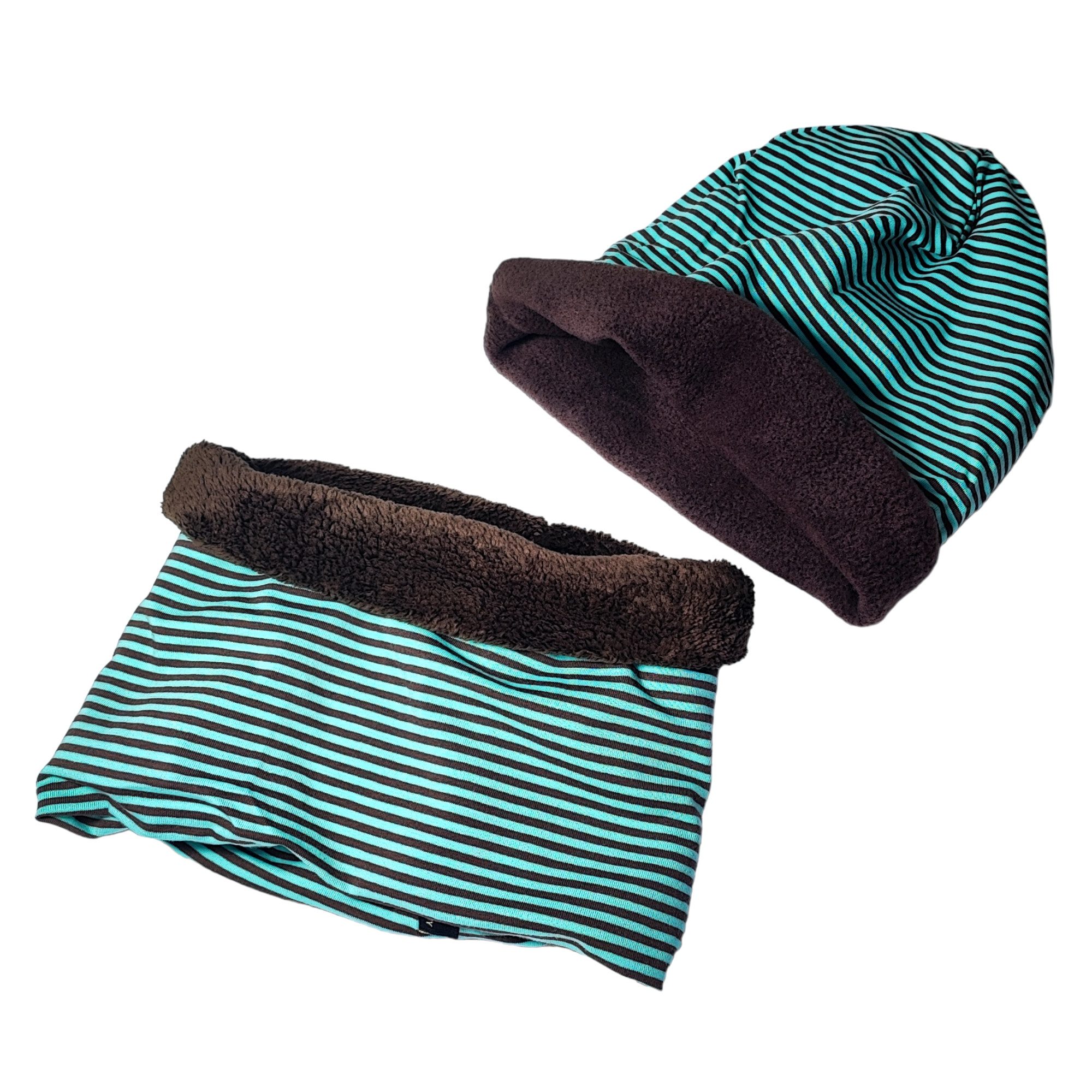 Britta Meier Beanie Warmes Kinder-Set Loop und Beanie (4-8 J) Marke Britta Meier