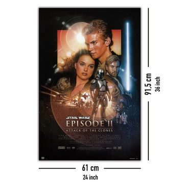 Grupo Erik Poster Star Wars Poster Episode 2 Attack of the Clones 61 x 91,5 cm