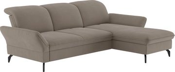 sit&more Ecksofa Leandro L-Form, Wahlweise mit Bett-, Kopfteil - und Armlehnfunktion, sowie Bettkasten