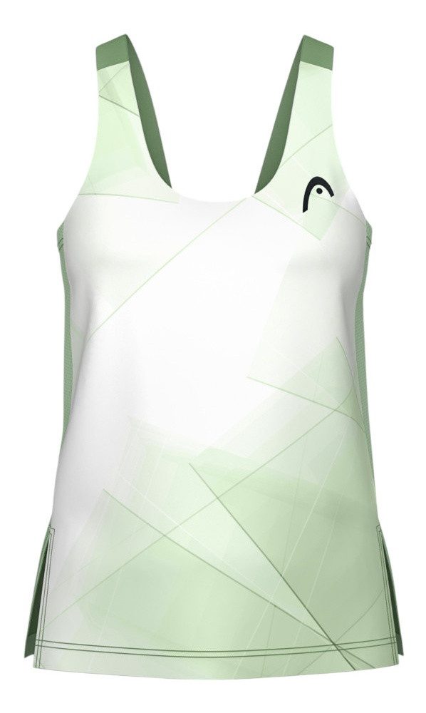 Head Tanktop Tennis-Tank Top Spirit (100% Polyester) weiss/grün Damen