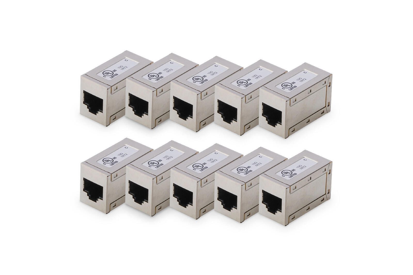 Digitus CAT 6, modulare Kupplung, geschirmt - 10 Stk. Netzwerk-Switch