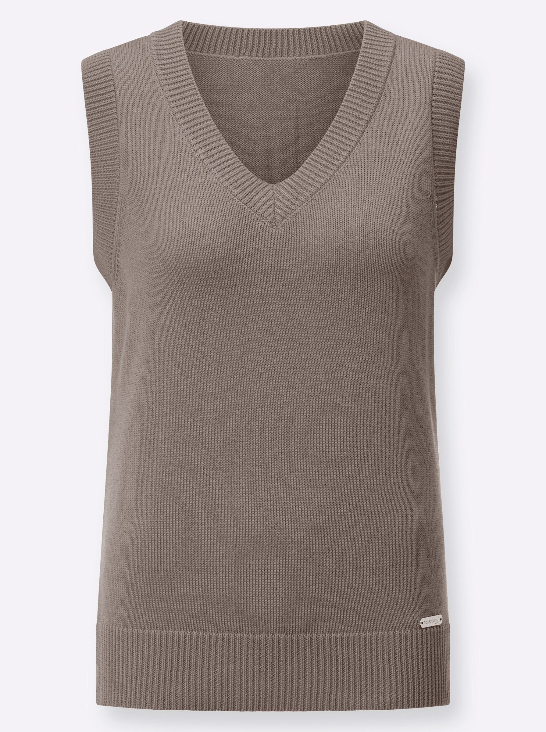 Witt Strickpullover Pullunder Ärmellos Jersey