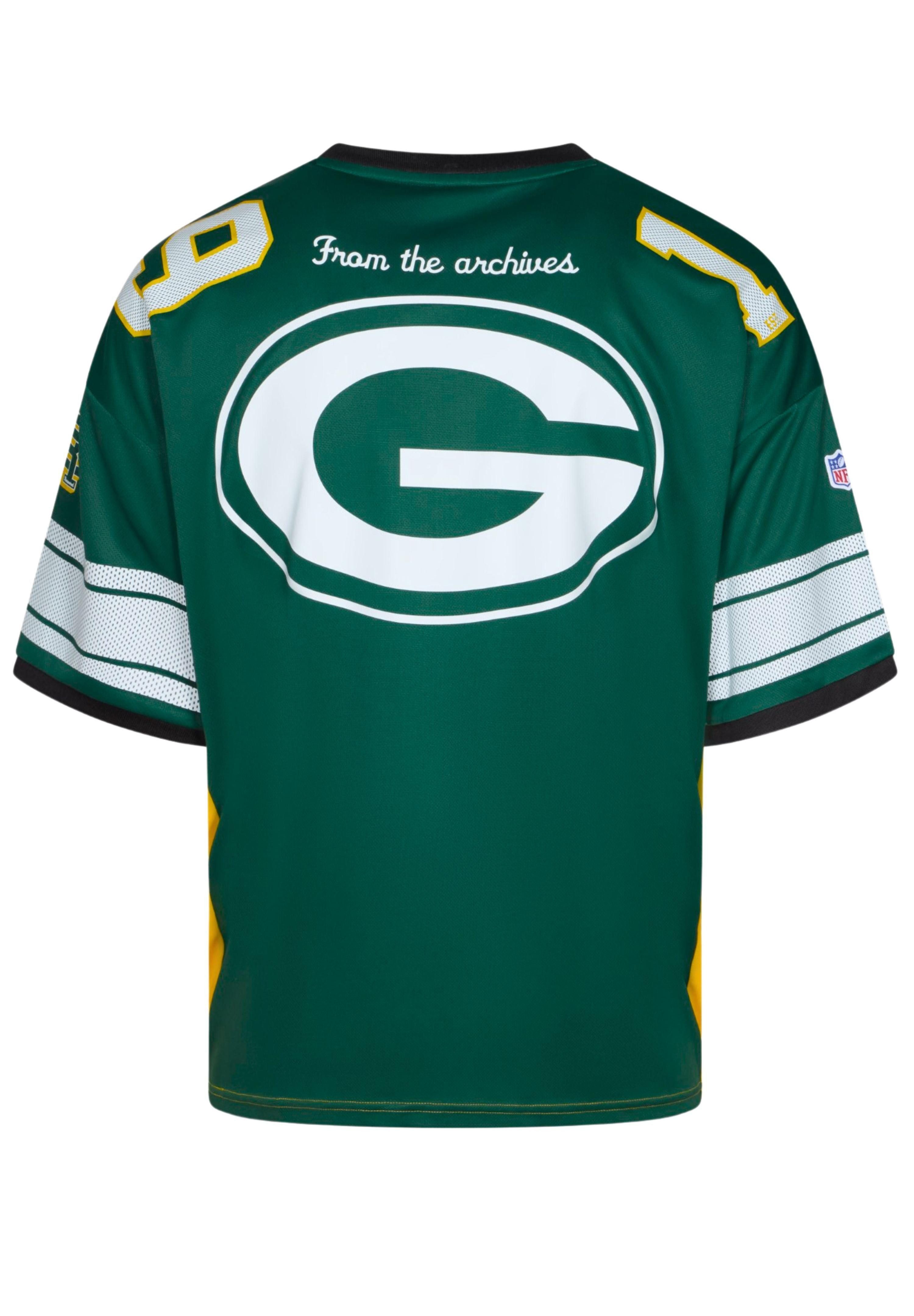 Recovered T-Shirt Green Bay Packers NFL Mesh Oversized Top Jersey Trikot Gr günstig online kaufen