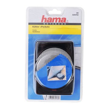 Hama Notebook-Kühler USB Notebook-Kühler Pocket Lüfter Cooler, Ständer Universal passend für Notebook Laptop 11" bis 17,1"