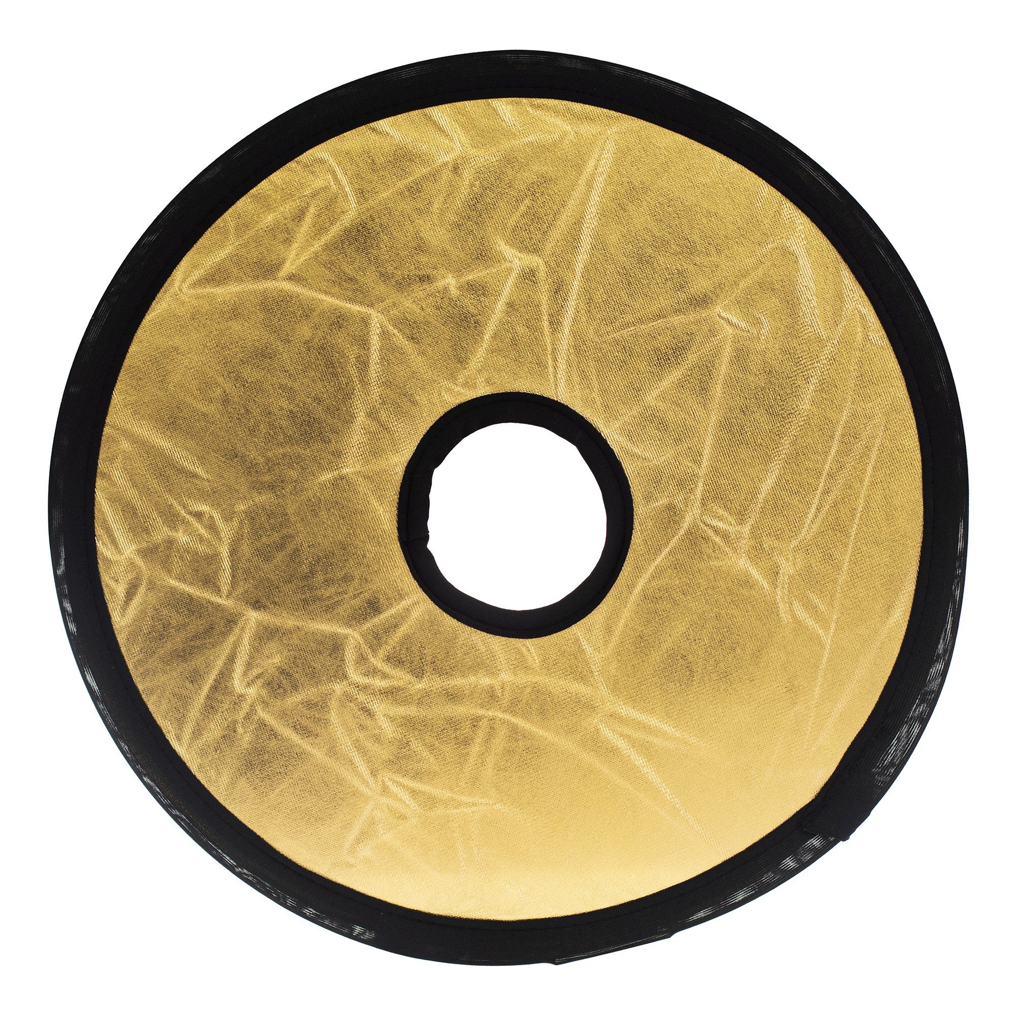 ayex Blitzlichtreflektoren 2in1Faltreflektor Lichtreflektor rund Objektivöffnung Gold/Silber 30cm