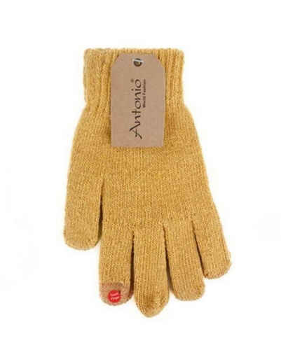 Antonio Strickhandschuhe Winter Handschuhe mit Touch Finger, Touchscreen Handschuhe (Paar, Handschuhe) mit Touch Finger