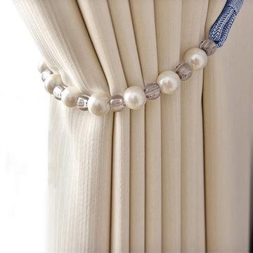 Raffhalter Raffhalter für Vorhänge, Perlenketten-Vorhang Binder, Juoungle, Vorhang, (6-tlg), Leicht zu reparieren und zu dekorieren