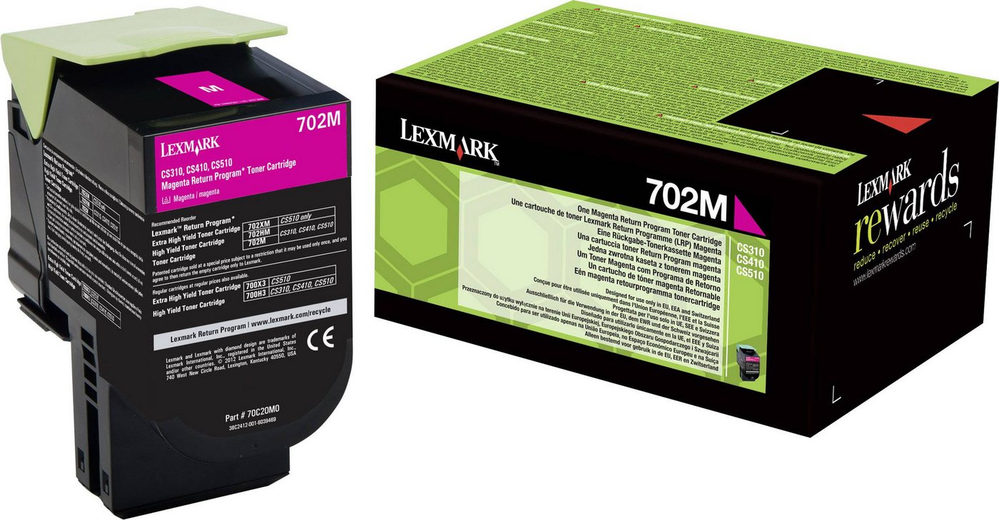 Thumbnail - Lexmark Tonerpatrone LEXMARK 802XM Besonders hohe Ergiebigkeit Magenta Tonerpatrone LCCP...