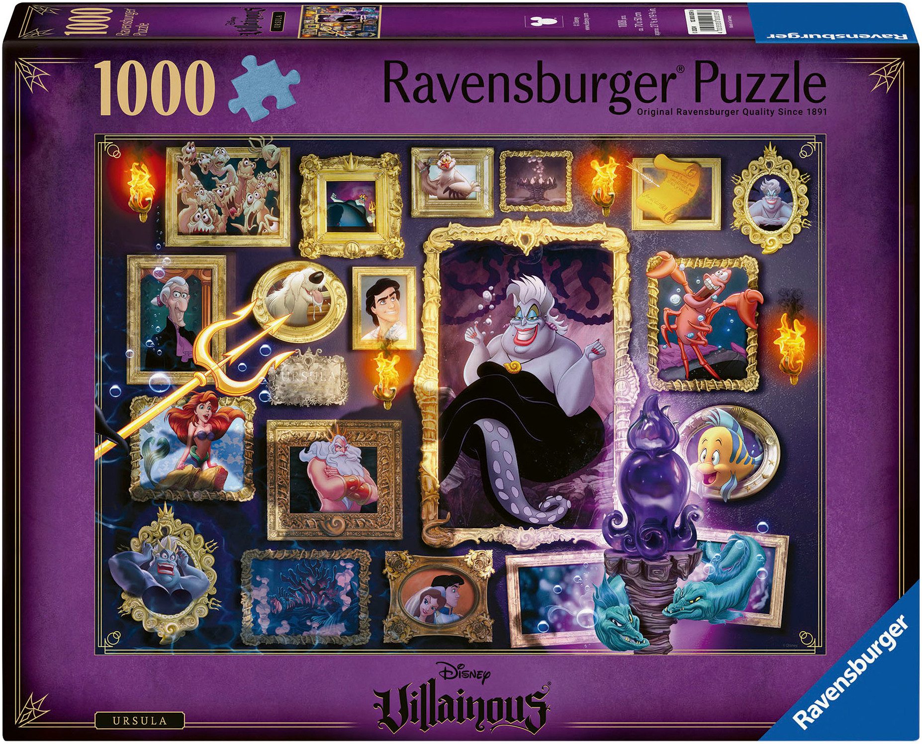 Ravensburger Puzzle Disney Villainous, Ursula, 1000 Puzzleteile, Made in Ge günstig online kaufen