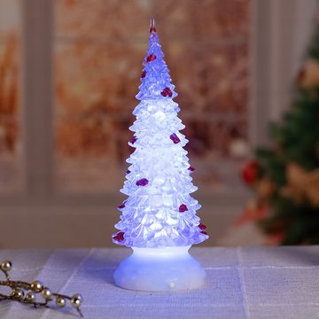 etc-shop LED Dekolicht, Weihnachtsbaum Tischleuchte Lampe Weihnachtslicht