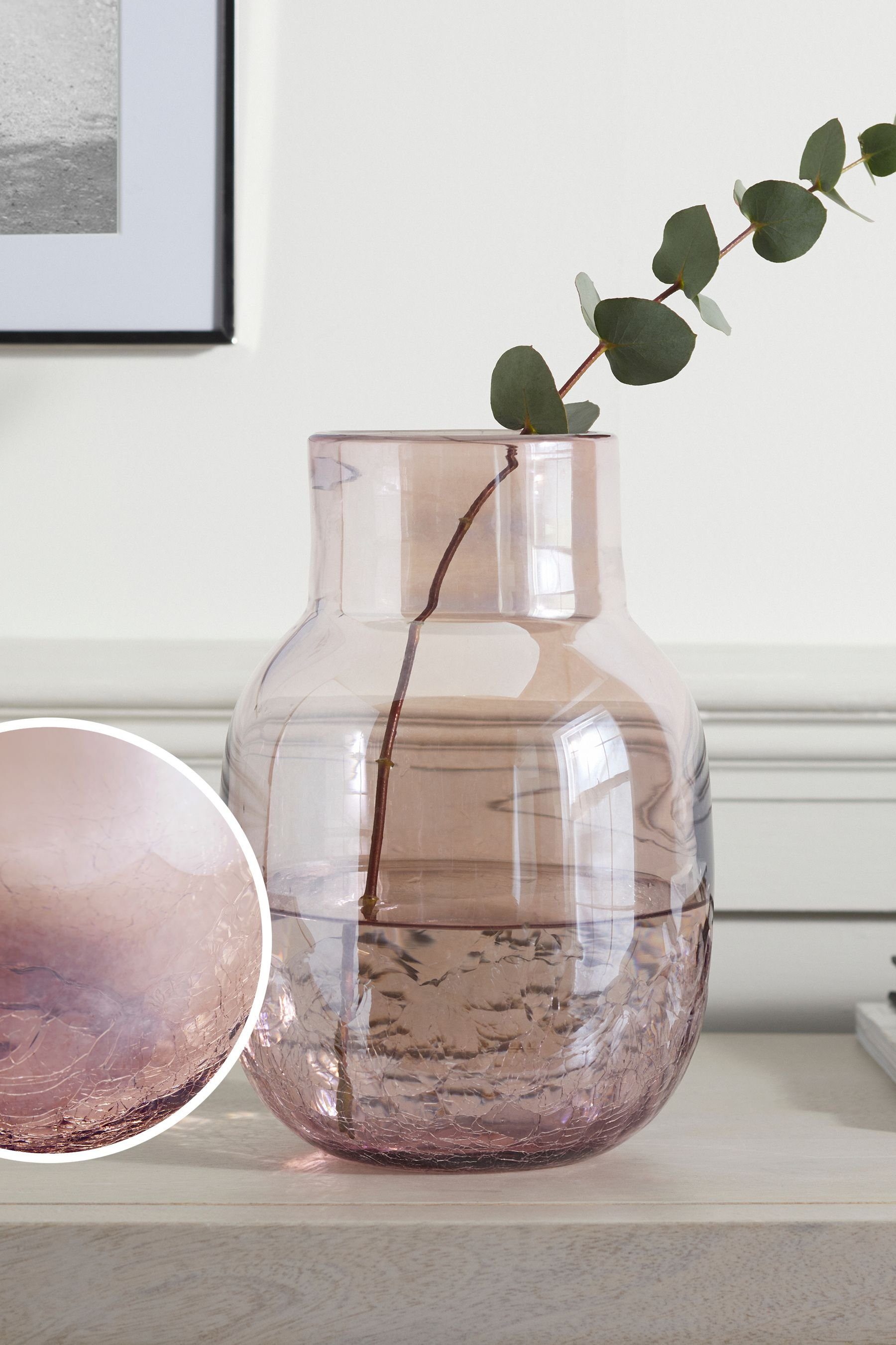 Next Dekovase Blumenvase aus Glas. Reduzierter Preis € 21,70. Unverbindliche Preisempfehlung € 31,00