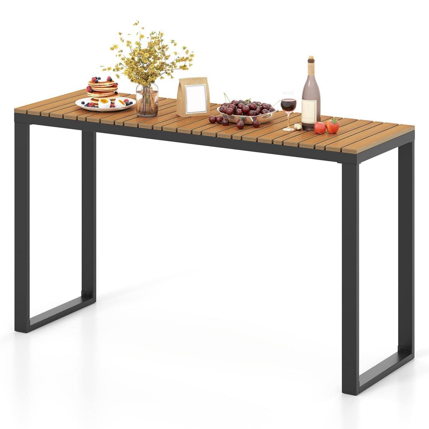 LuxusKollektion Bartisch Gartentisch schmal Outdoor (1-St)