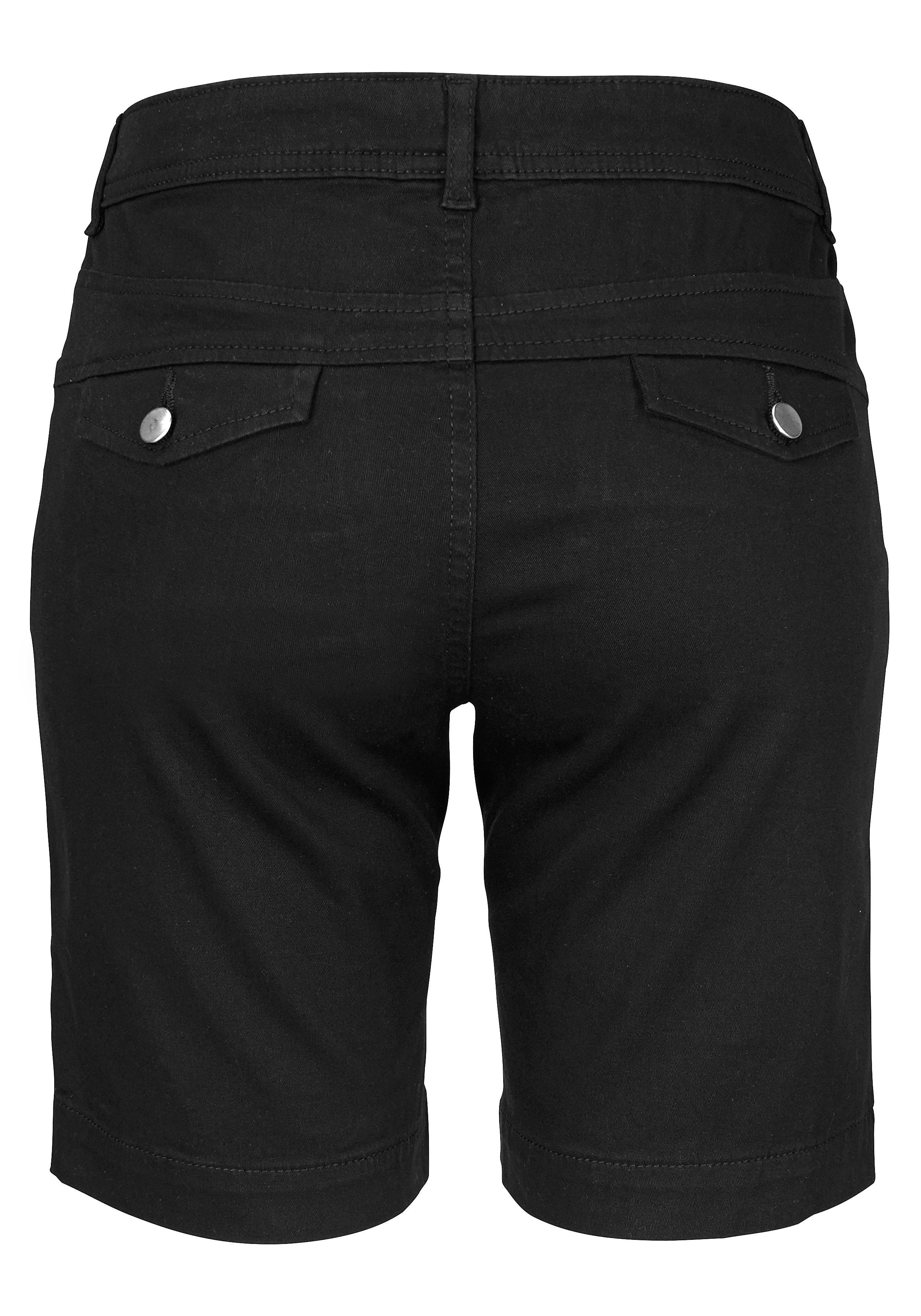 LASCANA Bermudas zum Krempeln, aus elastischer Baumwolle, kurze Hose, Shorts