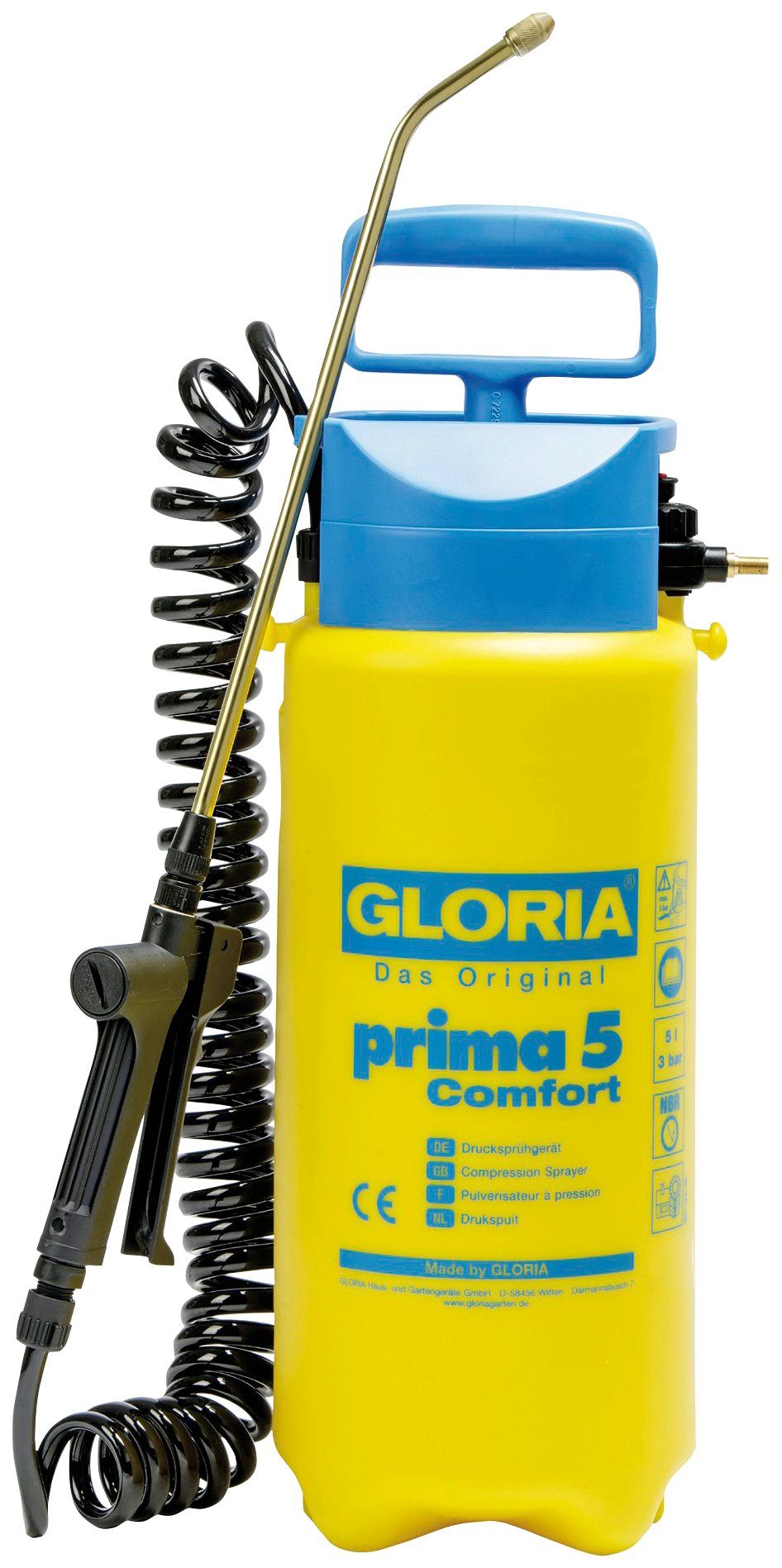 Gloria Drucksprühgerät »prima 5 Comfort«, 5 Liter OTTO