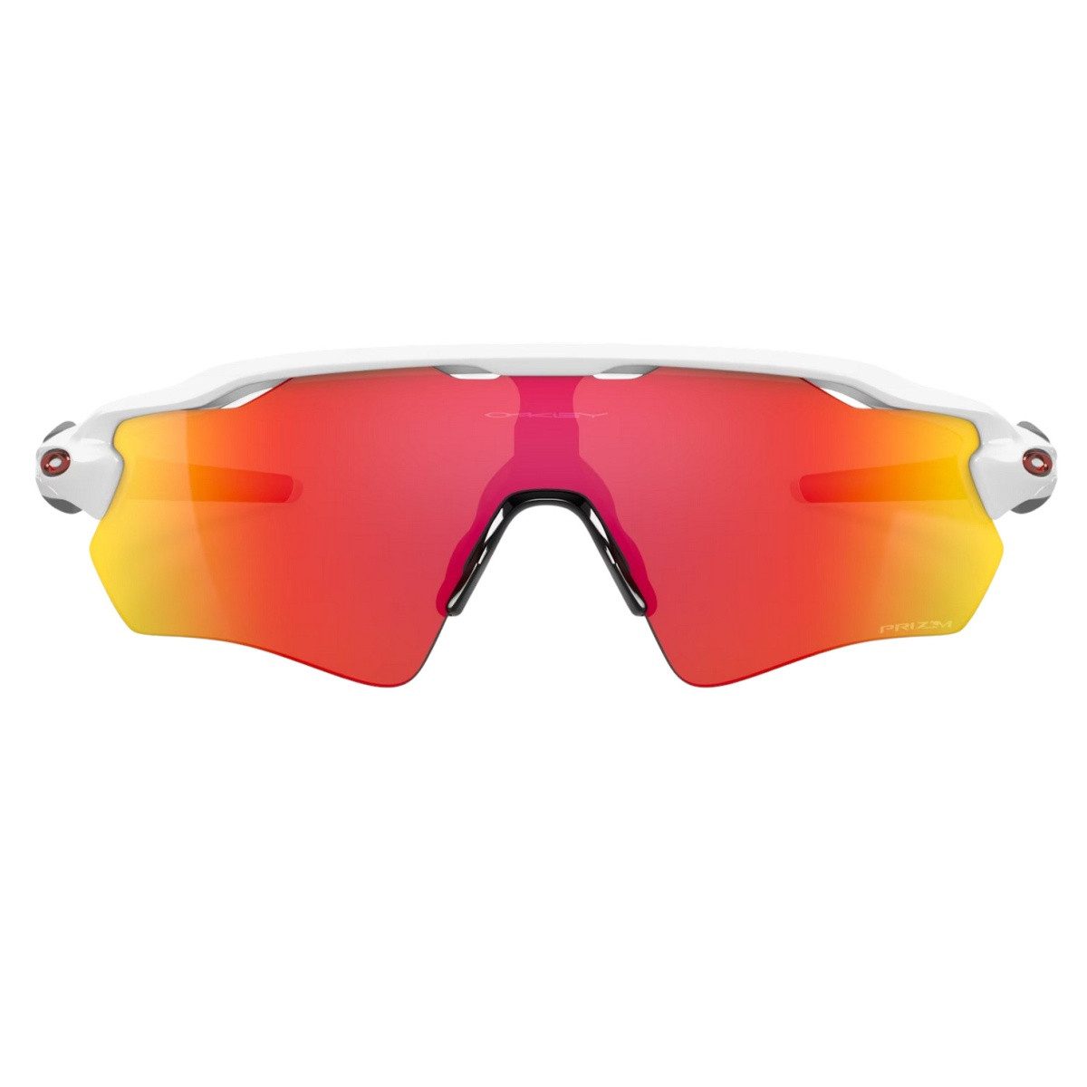 Oakley Sonnenbrille Radar EV Path (Glasfarbe: Prizm ruby) weiss glänzend - 1 Brille mit