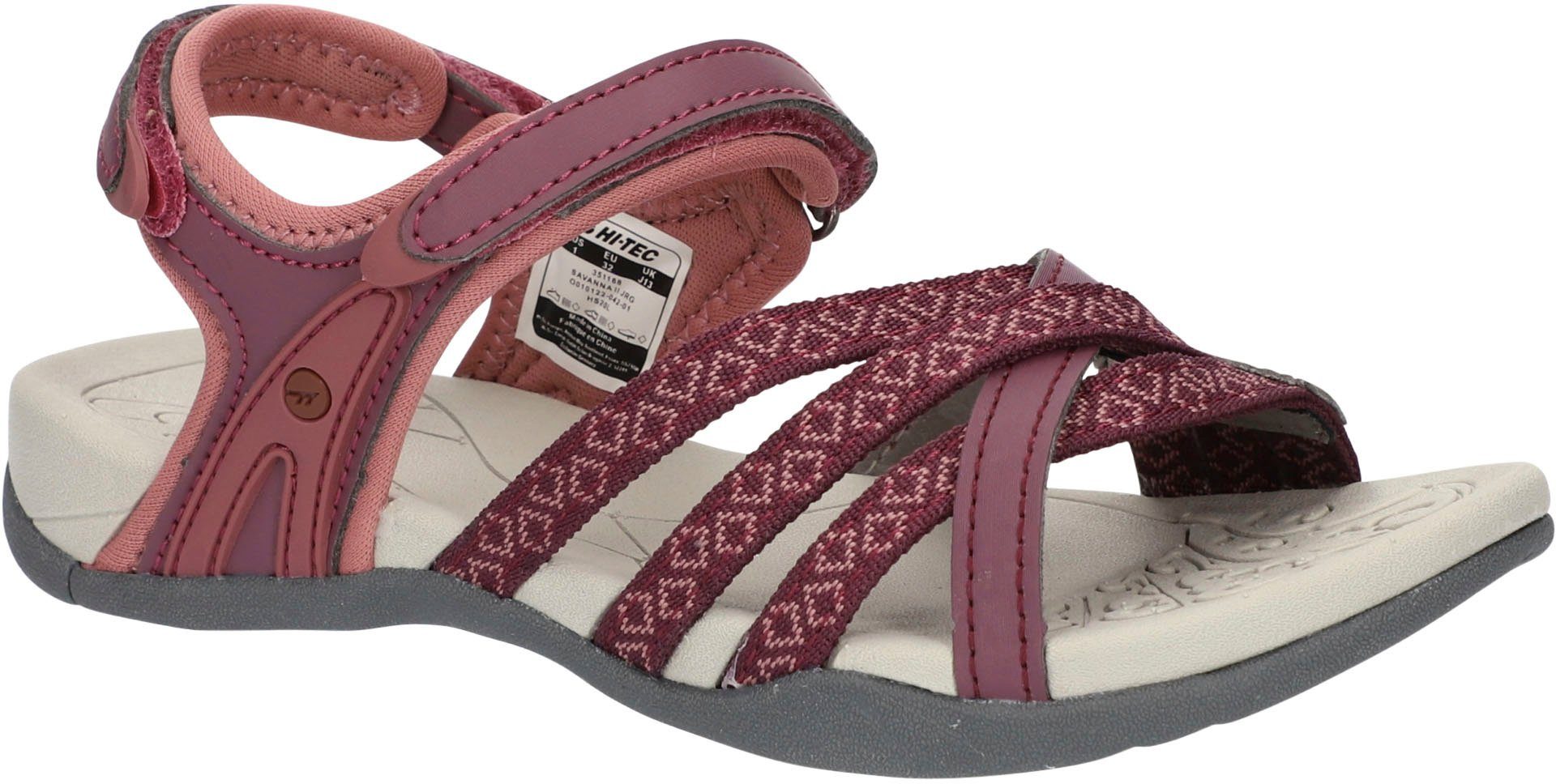 Hi-Tec SAVANNA II JRG Sandale mit Klettverschluss altrosa | Riemchensandalen