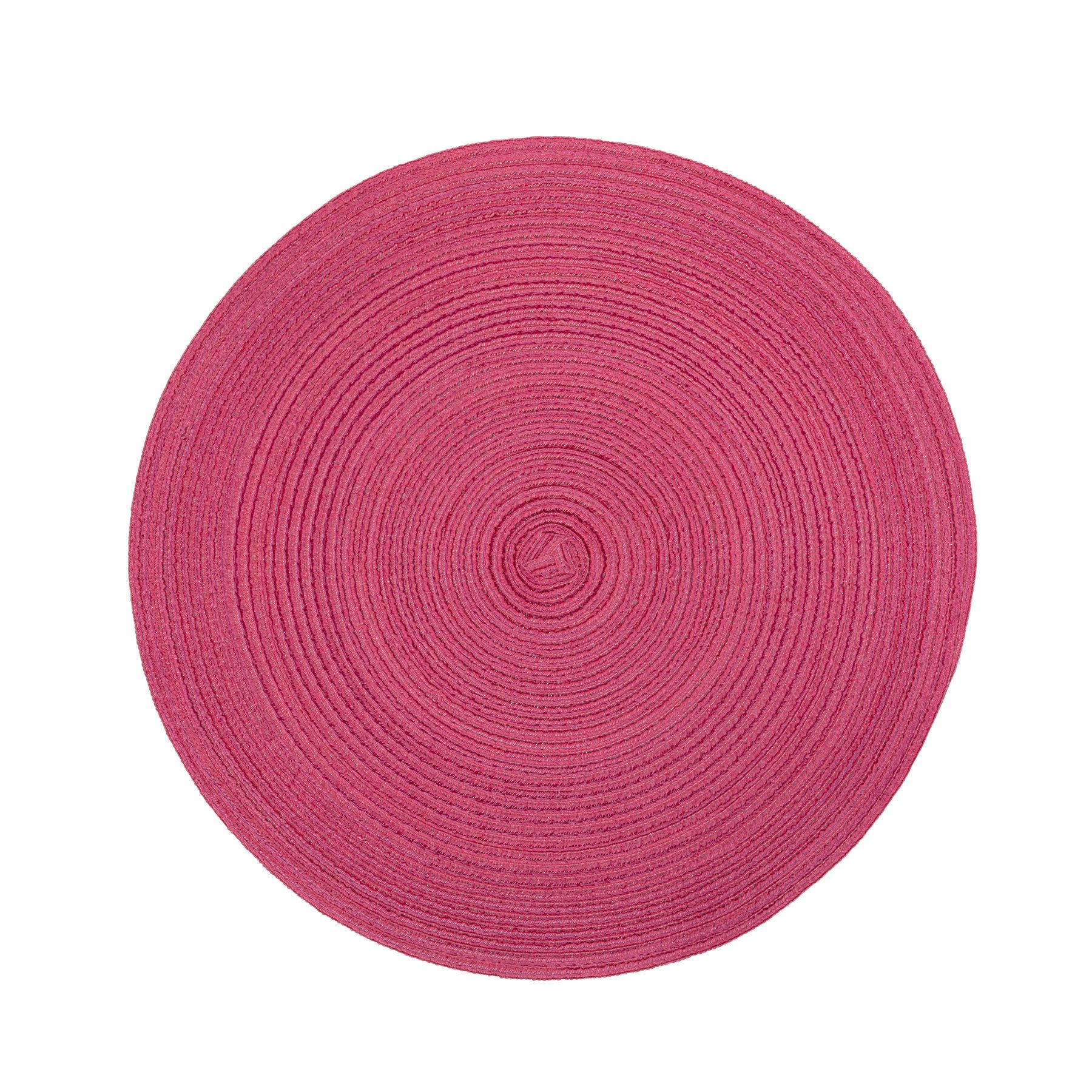 Platzset Tischset rund 12er Set Samba Kreis 038 fuchsie