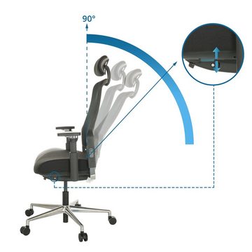 hjh OFFICE Drehstuhl Profi Bürostuhl TERARO AX Stoff/Netzstoff (1 St), Schreibtischstuhl ergonomisch