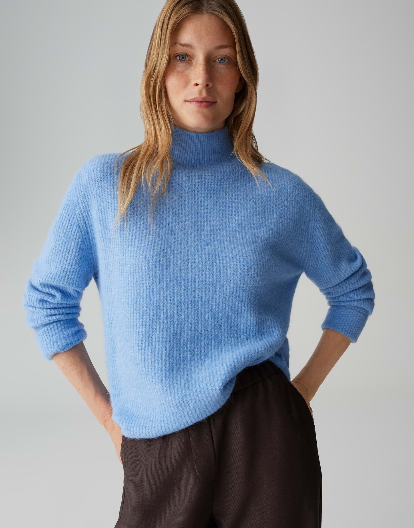 OPUS Strickpullover PARF Regular im Alpaka Wollmix lockere Passform, weiche günstig online kaufen