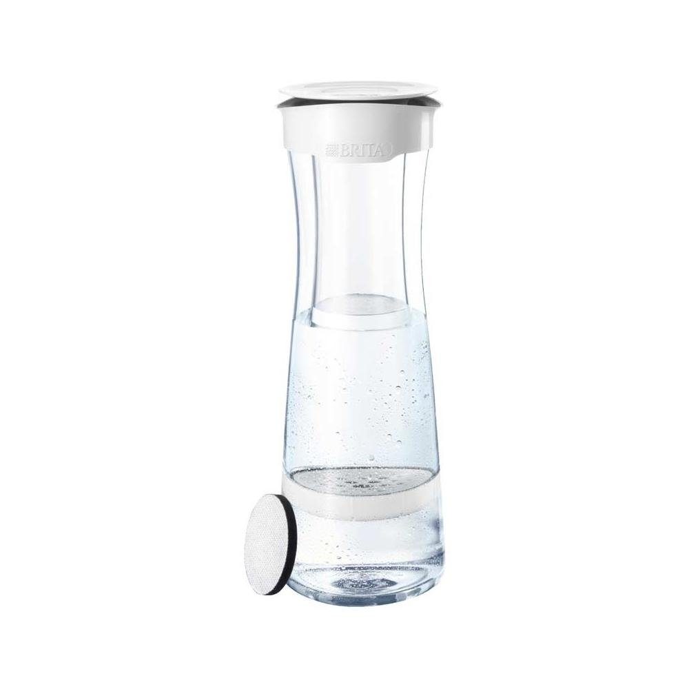 BRITA Wasserfilter Wasserfilter-Karaffe Fill&Serve Mind weiß-grau