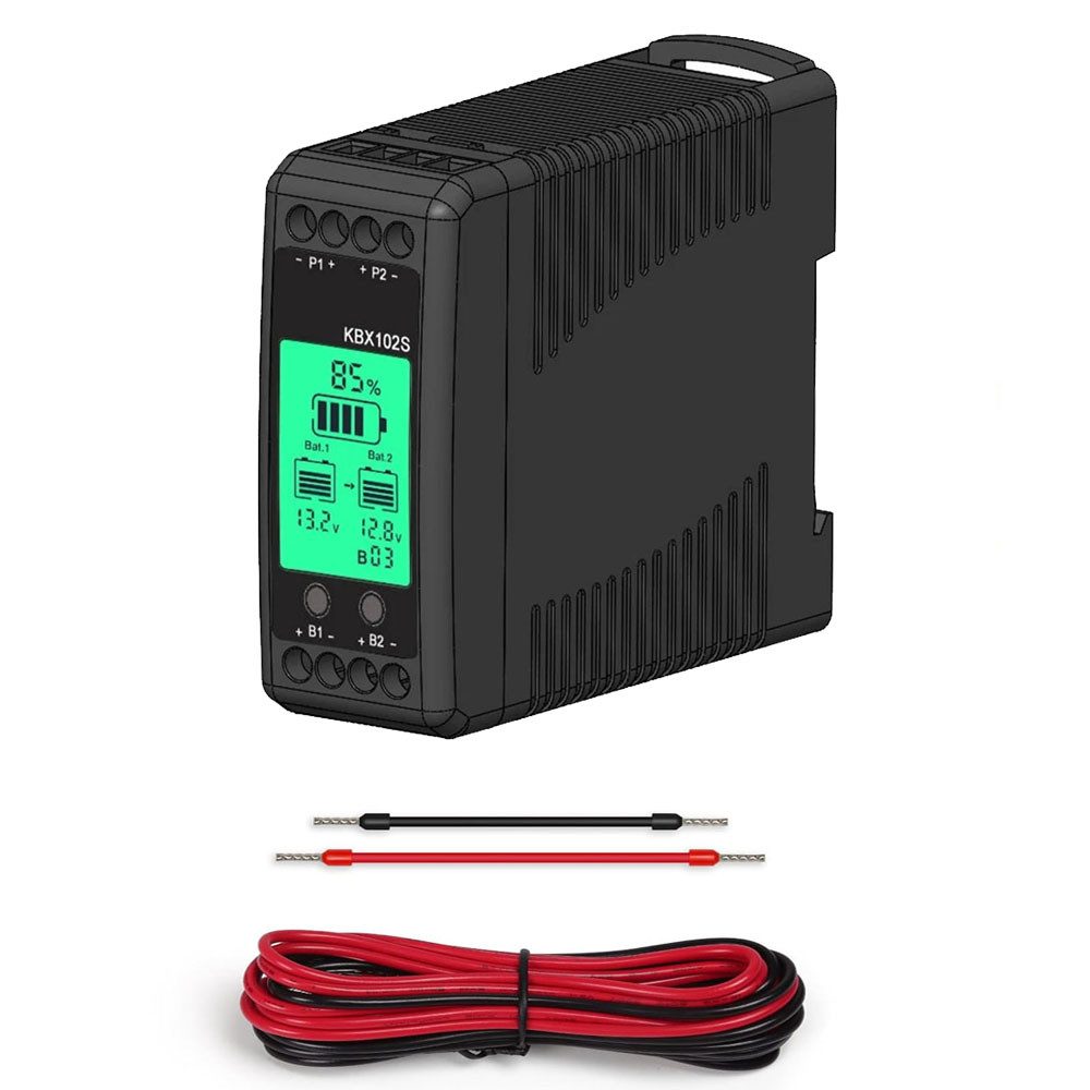 VIVIHEYDAY Batterie-Equalizer 24V Batterie Balancer LCD Display Batterie Bleiakku-Ladegerät (Equalizer Batterien Spannung Monitor Balancer, Für Blei Säure Lithium Ionen Lithium Eisen Phosphat)