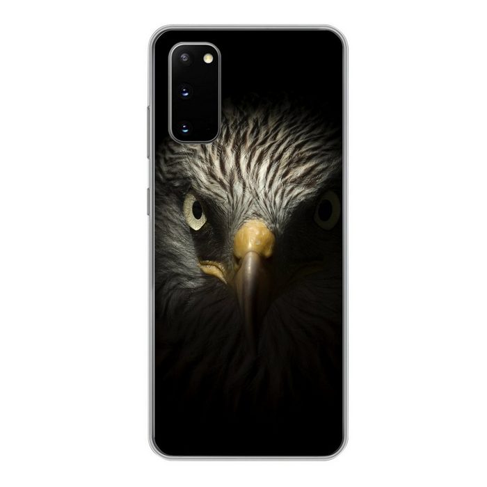 MuchoWow Handyhülle Vogel - Adler - Raubvögel - Auge - Schnabel - Licht Phone Case Handyhülle Samsung Galaxy S20 Silikon Schutzhülle